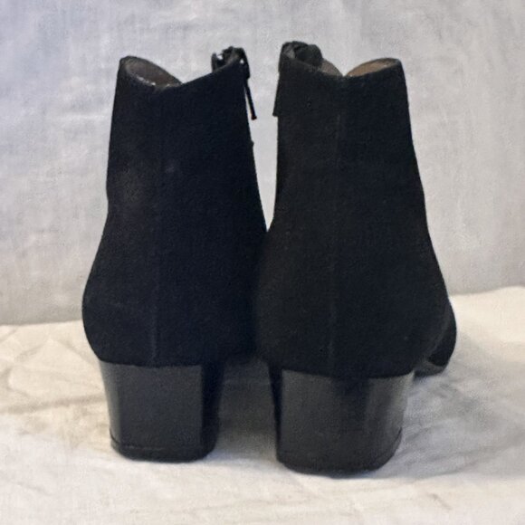 French Sole FS/NY Eva Boots Women’s Size 6 Hand Made in Italian Suede Black Zip - Picture 11 of 16